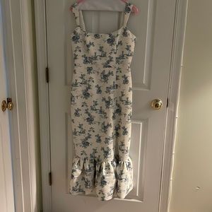 Blue and white dress never worn